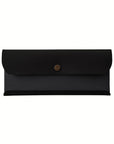 BLACK SNAP PENCIL CASE