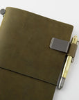 TRAVELER'S NOTEBOOK REFILL 016 OLIVE PEN HOLDER