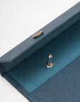 A5 DARK BLUE SNAP PAD