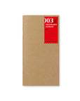 TRAVELER'S NOTEBOOK REFILL 003 BLANK NOTEBOOK