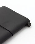 TRAVELER'S NOTEBOOK BLACK PASSPORT SIZE STARTER KIT