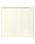 TRAVELER'S NOTEBOOK REFILL 018 FREE DIARY (WEEKLY VERTICAL)