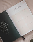 CHARCOAL UNDATED WEEKLY PLANNER