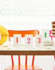 NEON BIRTHDAY CARD IN AGES 1-4