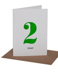 NEON BIRTHDAY CARD IN AGES 1-4