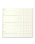 TRAVELER'S NOTEBOOK REFILL 019 FREE DIARY (WEEKLY) + NOTES