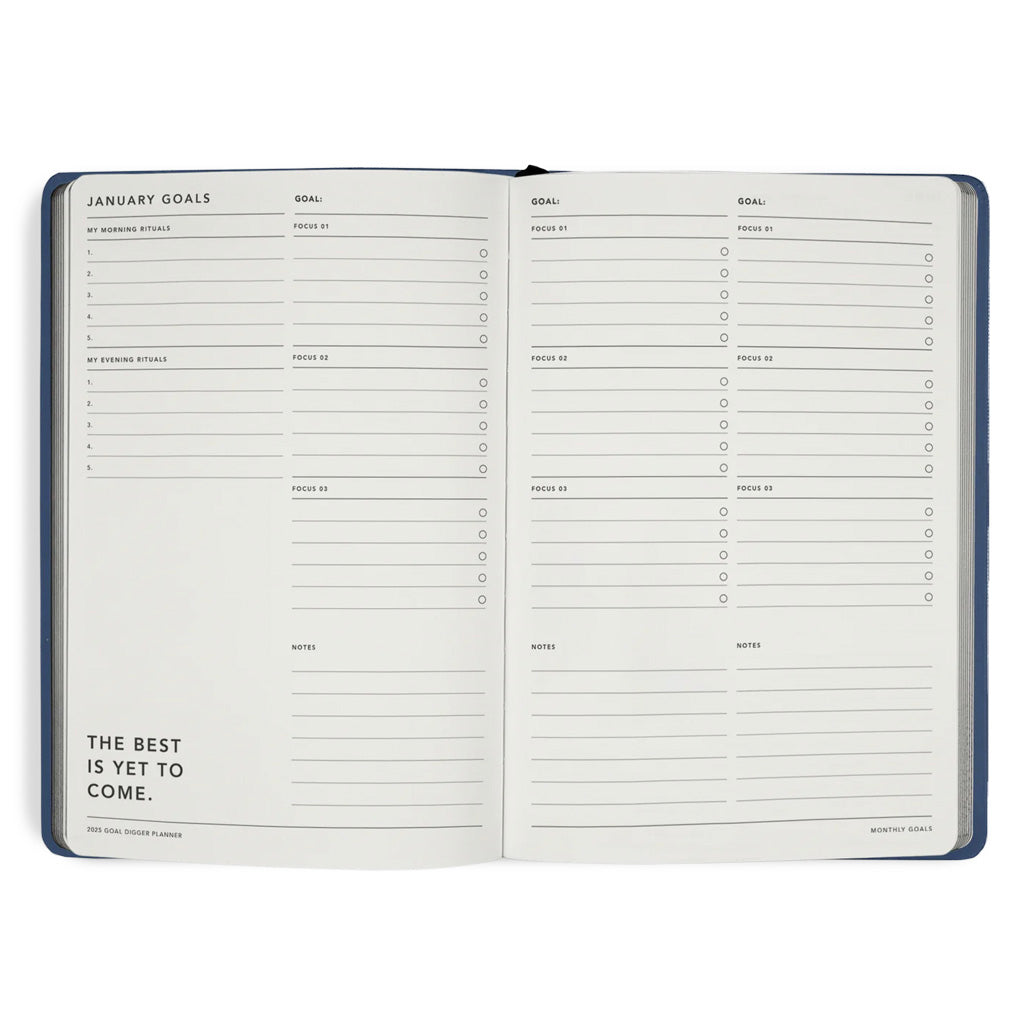 2025 BLACK GOAL DIGGER CLASSIC PLANNER