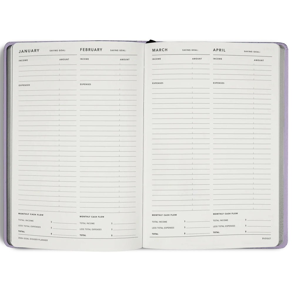 2026 LILAC CLASSIC GOAL DIGGER PLANNER