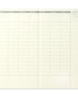 TRAVELER'S NOTEBOOK REFILL 018 FREE DIARY (WEEKLY VERTICAL)