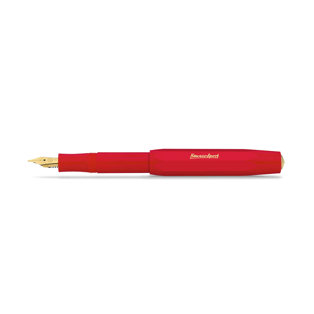 RED CLASSIC SPORT FOUNTAIN PEN - 0.9MM