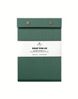A5 DARK GREEN SNAP PAD