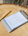 A5 FADED BLACK SNAP PAD