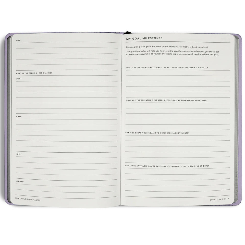 2026 LILAC CLASSIC GOAL DIGGER PLANNER