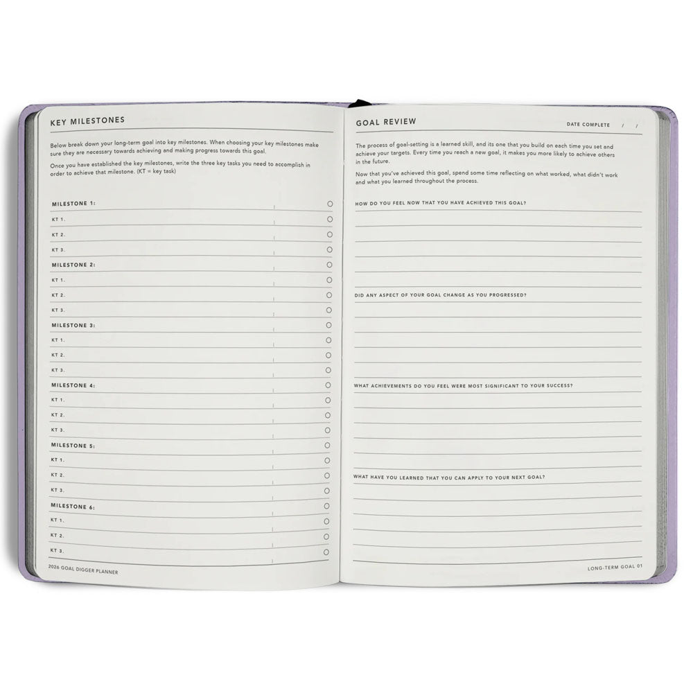 2026 LILAC CLASSIC GOAL DIGGER PLANNER