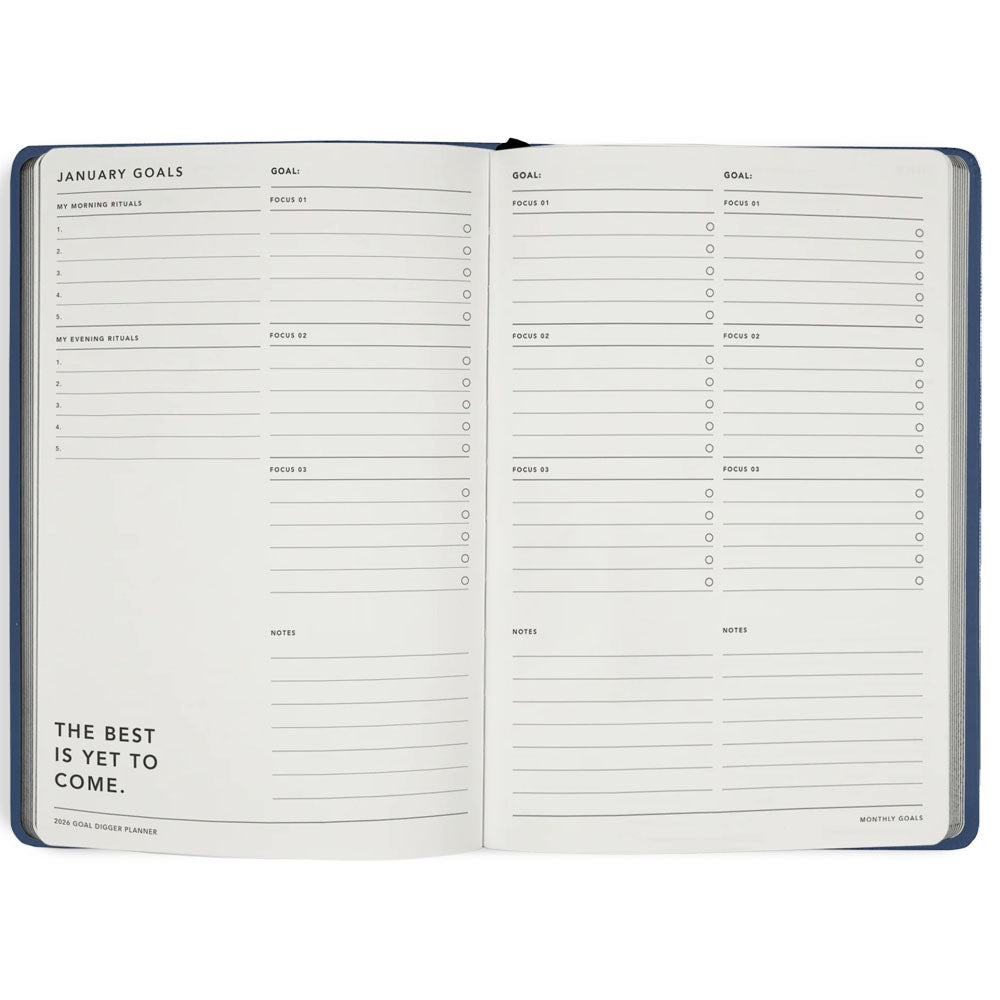 2026 BLUE ELEMENT CLASSIC GOAL DIGGER PLANNER