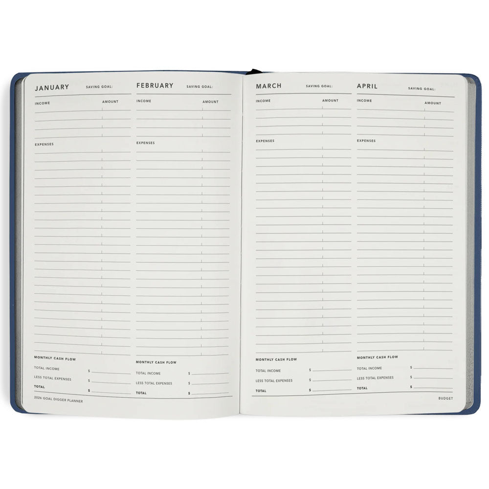2026 BLUE ELEMENT CLASSIC GOAL DIGGER PLANNER