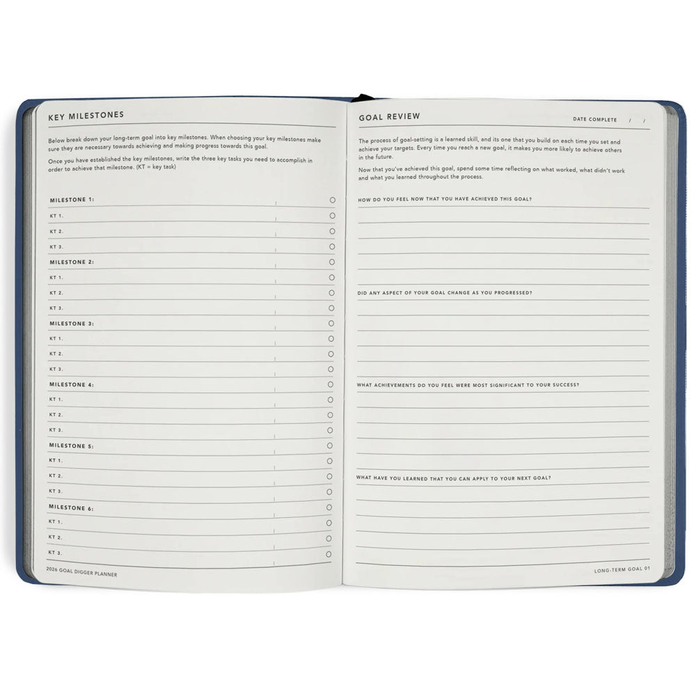 2026 BLUE ELEMENT CLASSIC GOAL DIGGER PLANNER