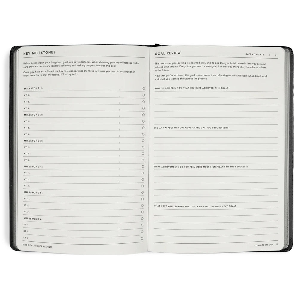 2026 BOLD GOAL DIGGER PLANNER