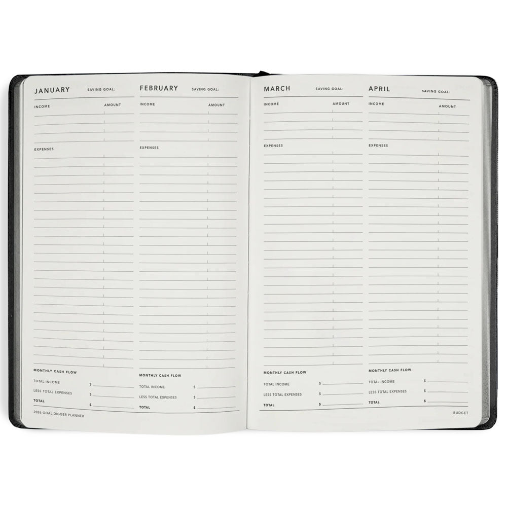 2026 BOLD GOAL DIGGER PLANNER