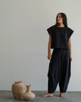 ELKE BLACK KNIT PANT