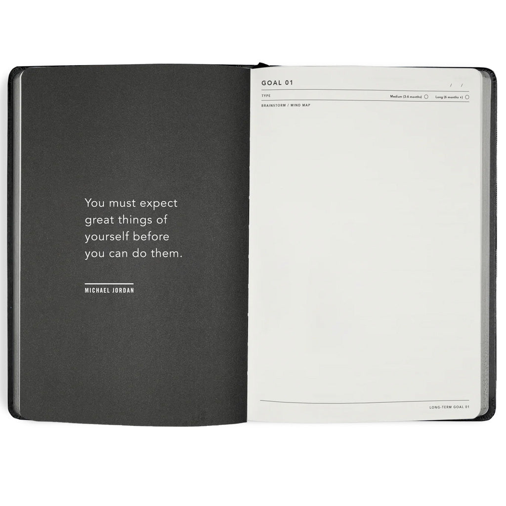 2025 BLACK GOAL DIGGER BOLD PLANNER