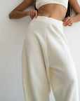 ELKE CREAM KNIT PANT