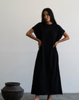 IONE BLACK KNIT DRESS