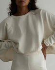 NIAS CREAM KNIT SWEATER