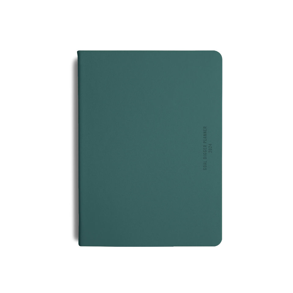 2024 TEAL GREEN WEEKLY NOTES DIARY