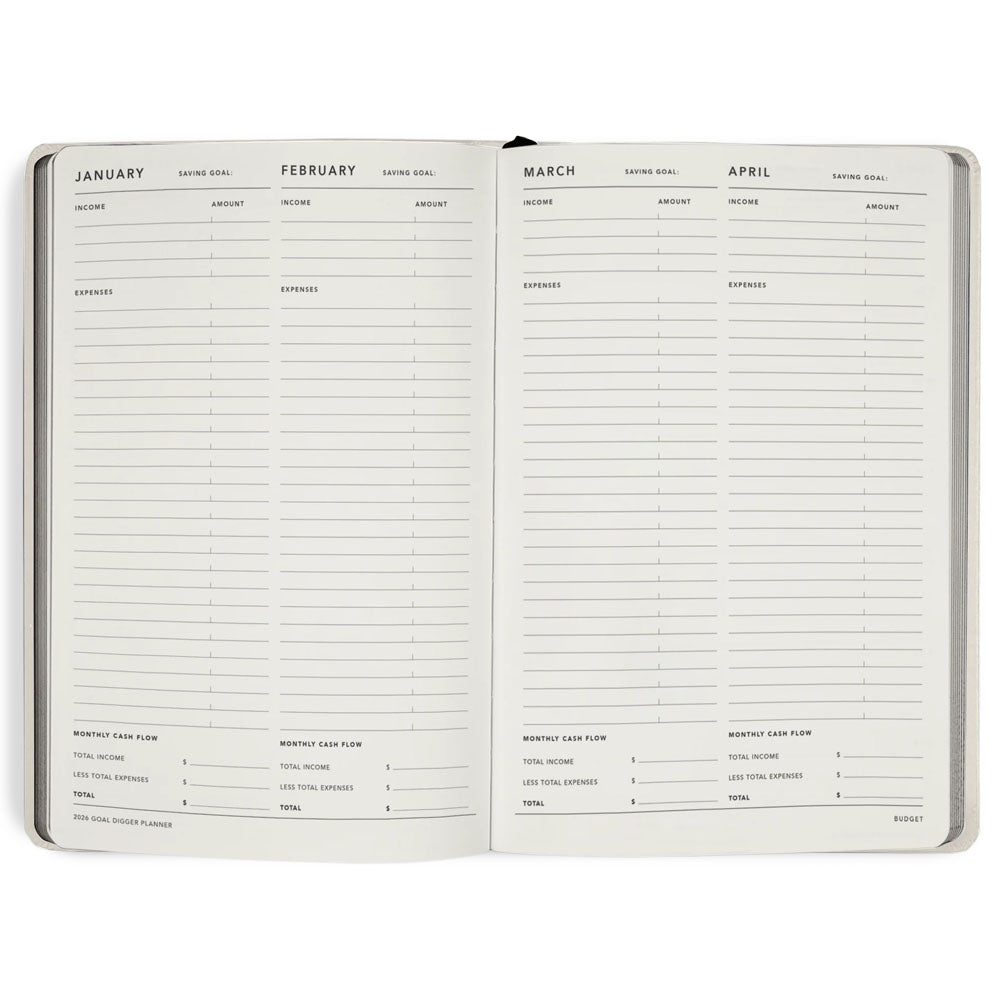 2026 VANILLA CLASSIC GOAL DIGGER PLANNER