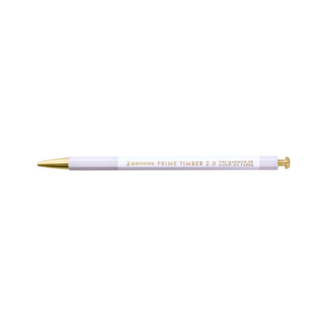 WHITE BRASS PRIME TIMBER 2.0 MECHANICAL PENCIL