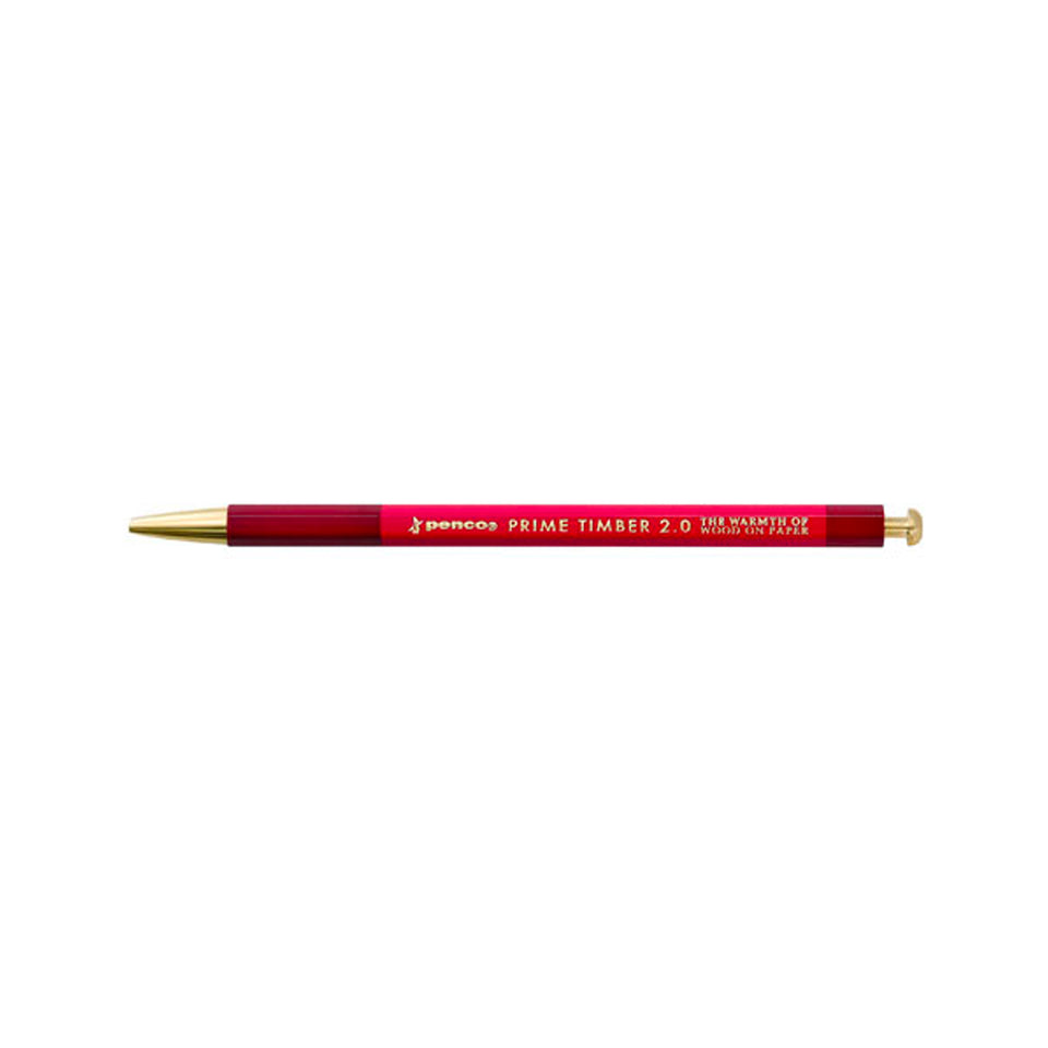 RED BRASS PRIME TIMBER 2.0 MECHANICAL PENCIL