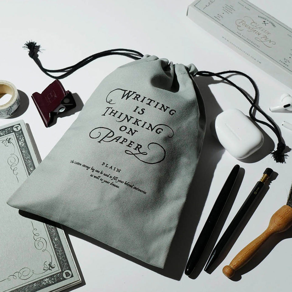 WRITING IS THINKING ON PAPER SMALL BAG