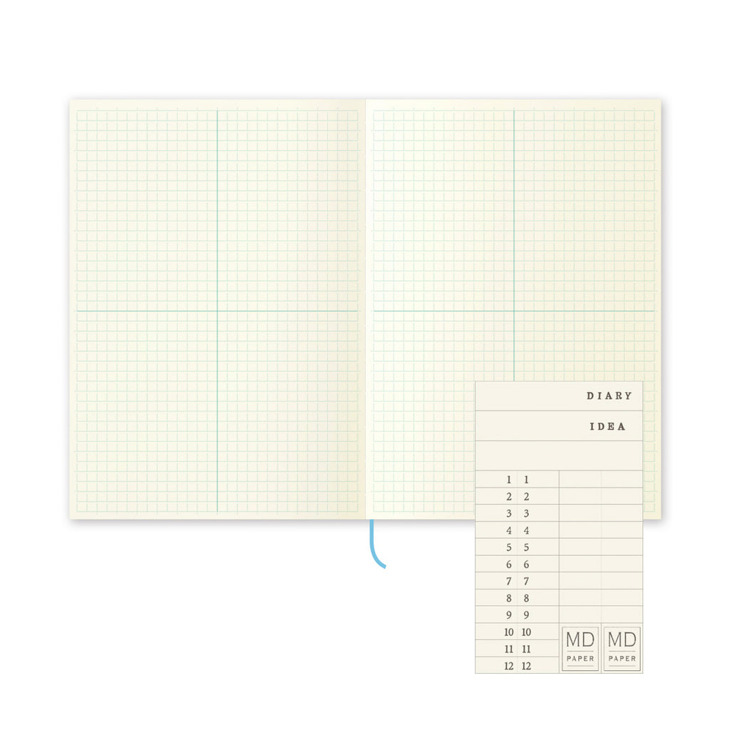 A5 MIDORI GRID BLOCK JOURNAL – PAPER AND NEST